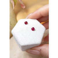 1.21 Ct.Tw.Total Carat Weight Ruby Pair from Mozambique Life Style