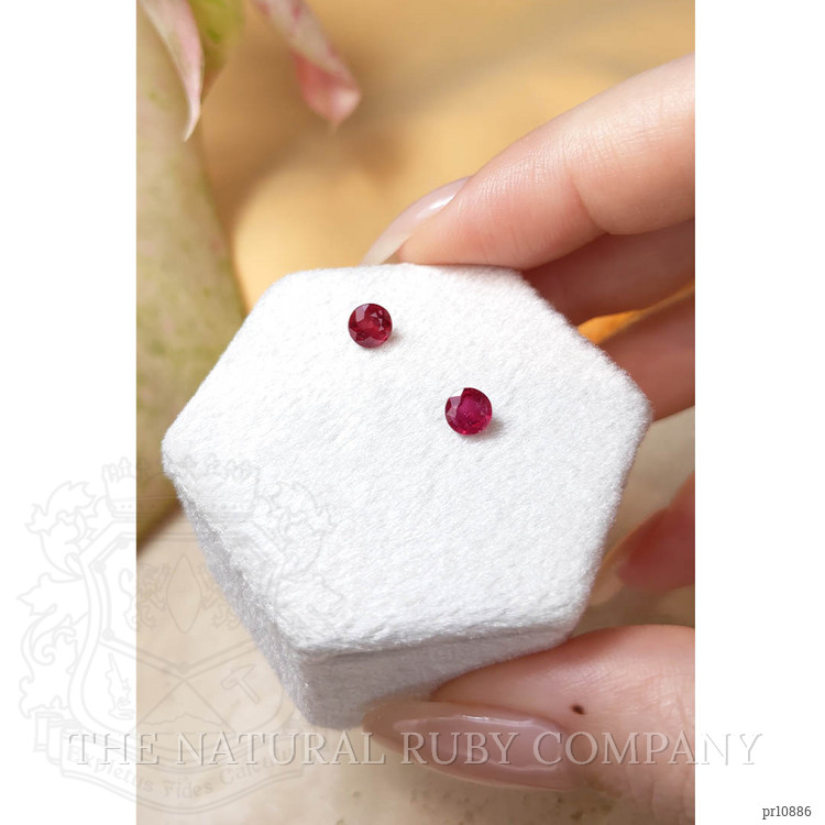 1.21 Ct.Tw. Ruby Pair from Mozambique