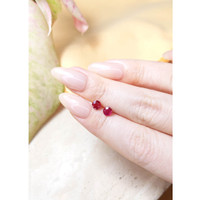 1.21 Ct.Tw.Total Carat Weight Ruby Pair from Mozambique Life Style
