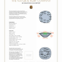 1.58&nbsp;Ct.Tw.Total Carat Weight Ruby Pair from Mozambique 3 D Scan Report