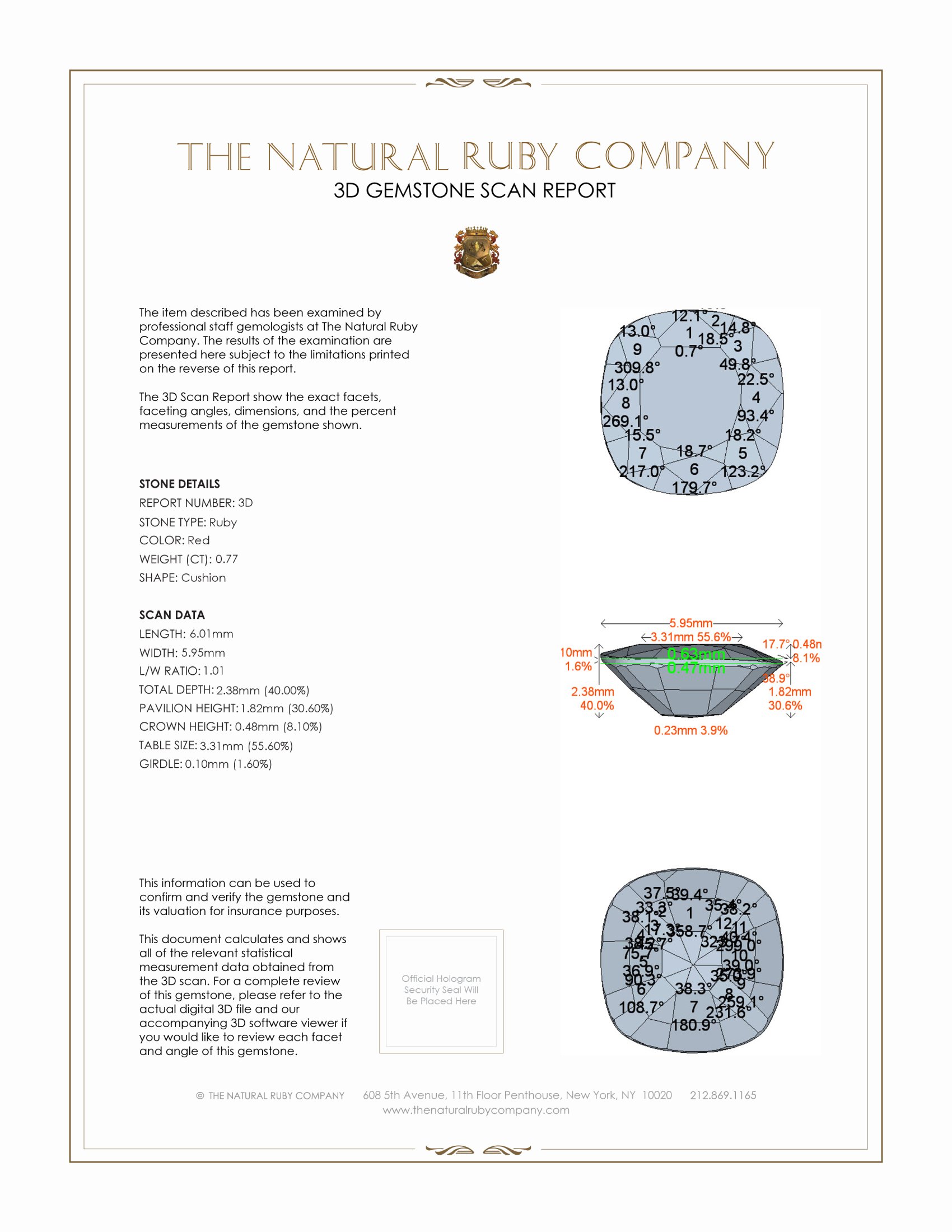 1.58 Ct.Tw. Ruby Pair from Mozambique