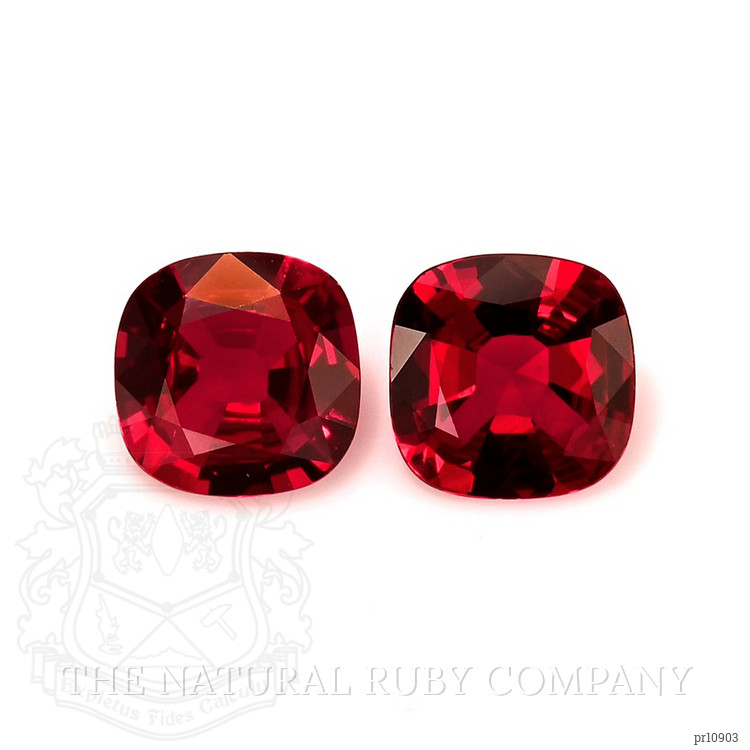 1.64 Ct.Tw. Ruby Pair from Mozambique