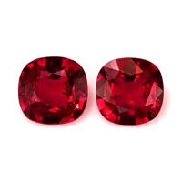 1.86 Ct.Tw.Total Carat Weight Ruby Pair from Mozambique Video