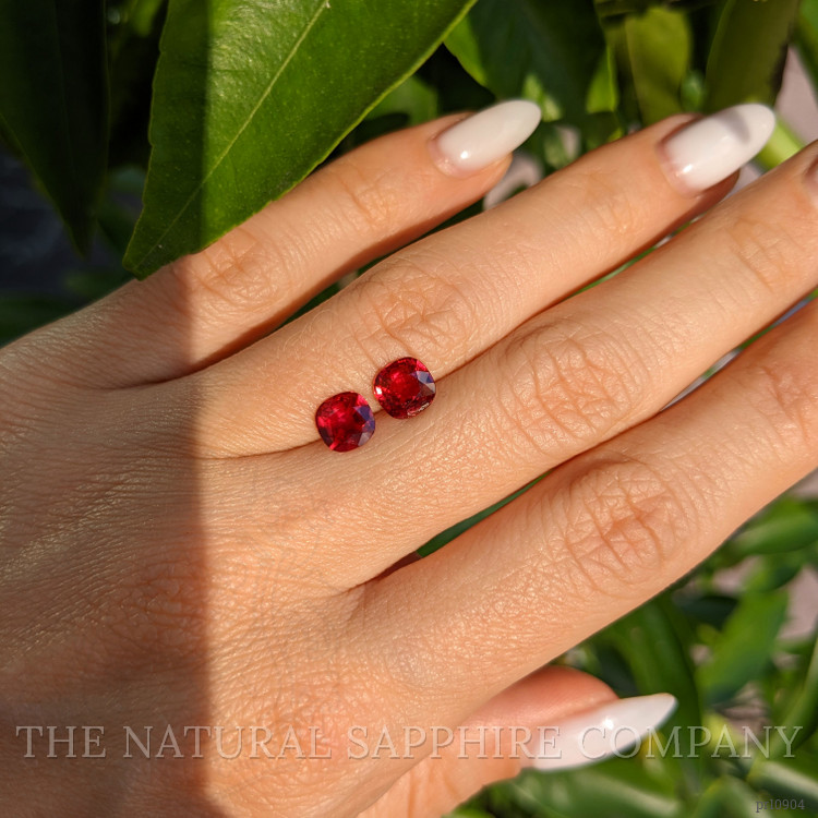 1.86 Ct.Tw. Ruby Pair from Mozambique