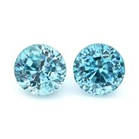 6.49&nbsp;Ct.Tw.Total Carat Weight Zircon Pair from Ceylon (Sri Lanka) Video