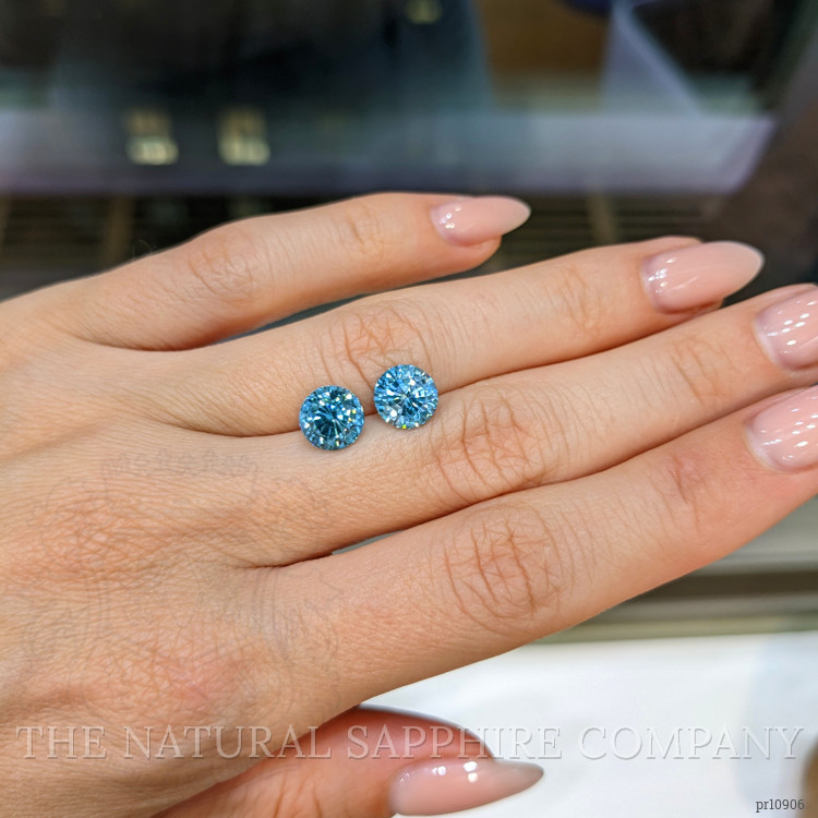 6.49 Ct.Tw. Zircon Pair from Ceylon (Sri Lanka)