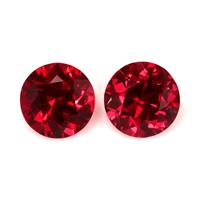 1.51 Ct.Tw.Total Carat Weight Ruby Pair from Mozambique Video