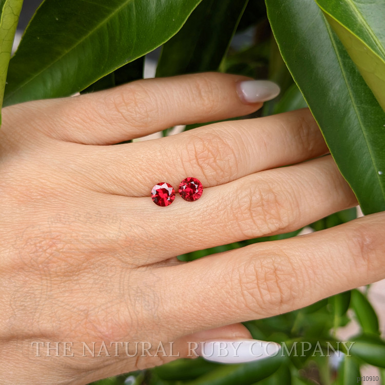 1.51 Ct.Tw. Ruby Pair from Mozambique