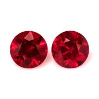 1.45 Ct.Tw.Total Carat Weight Ruby Pair from Mozambique Video
