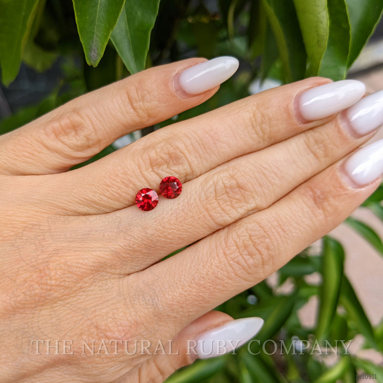 1.45 Ct.Tw. Ruby Pair from Mozambique