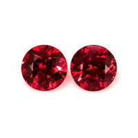 1.20 Ct.Tw.Total Carat Weight Ruby Pair from Mozambique Video