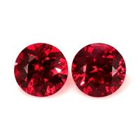 1.20 Ct.Tw.Total Carat Weight Ruby Pair from Mozambique Video