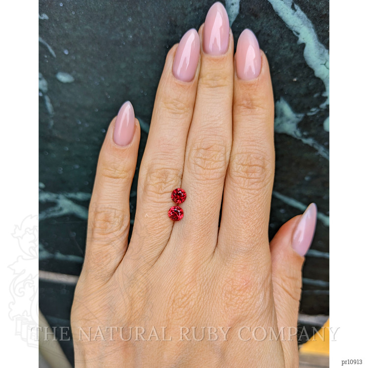 1.20 Ct.Tw. Ruby Pair from Mozambique