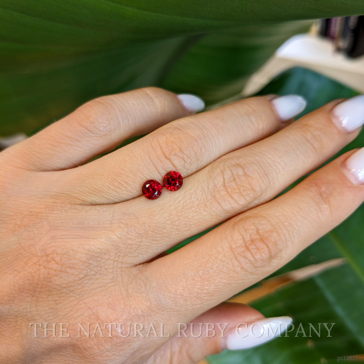 1.22 Ct.Tw. Ruby Pair from Mozambique