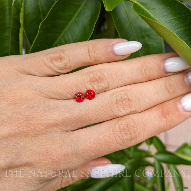 1.20 Ct.Tw. Ruby Pair from Mozambique