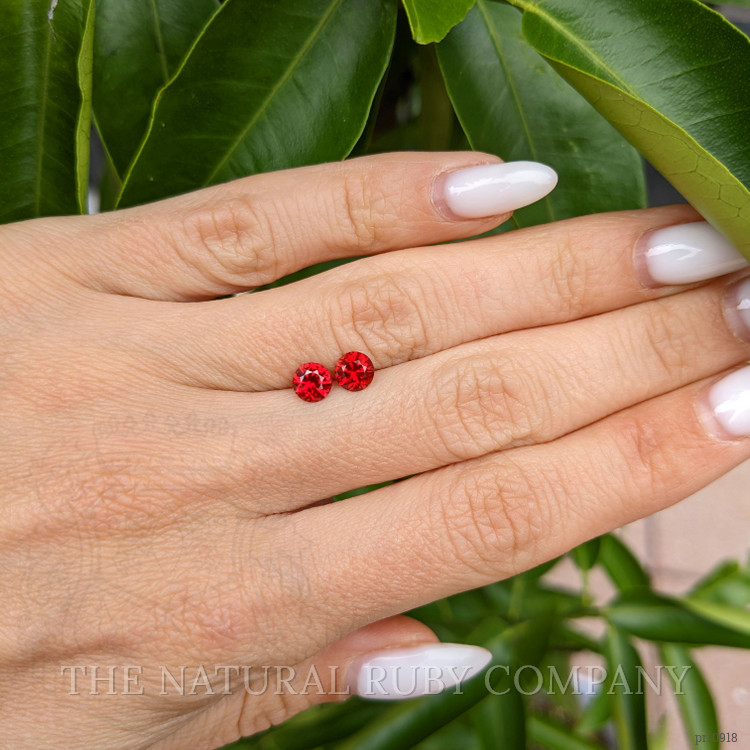 1.20 Ct.Tw. Ruby Pair from Mozambique