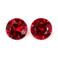 1.03 Ct.Tw.Total Carat Weight Ruby Pair from Mozambique Video