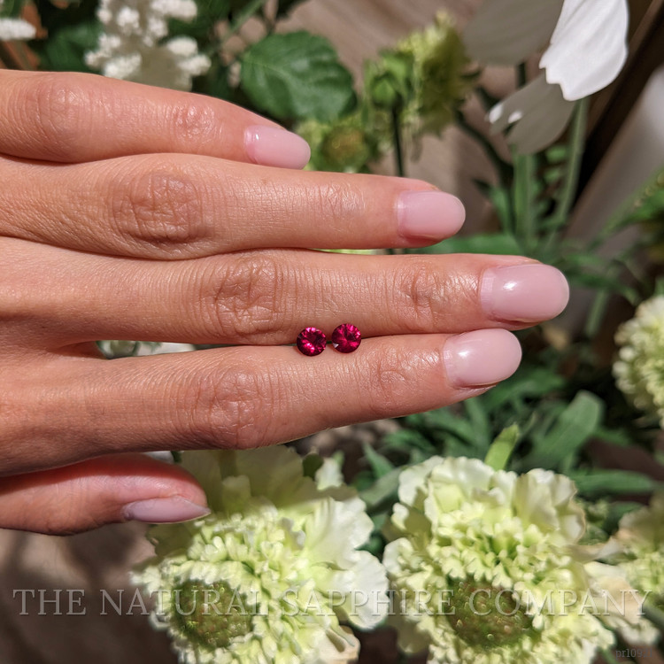 1.01 Ct.Tw. Ruby Pair from Mozambique