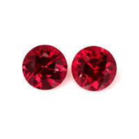 1.19 Ct.Tw.Total Carat Weight Ruby Pair from Mozambique Video