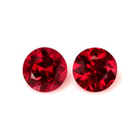 1.21 Ct.Tw.Total Carat Weight Ruby Pair from Mozambique Video