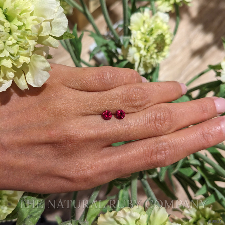 1.21 Ct.Tw. Ruby Pair from Mozambique