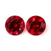 1.25 Ct.Tw.Total Carat Weight Ruby Pair from Mozambique Video