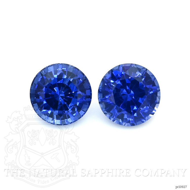 1.68 Ct.Tw. Blue Sapphire Pair from Ceylon (Sri Lanka)
