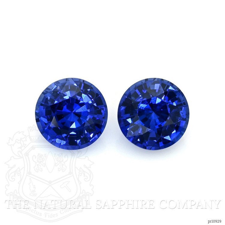 1.76 Ct.Tw. Blue Sapphire Pair from Ceylon (Sri Lanka)