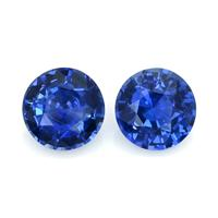 1.39&nbsp;Ct.Tw.Total Carat Weight Blue Sapphire Pair from Ceylon (Sri Lanka) Video