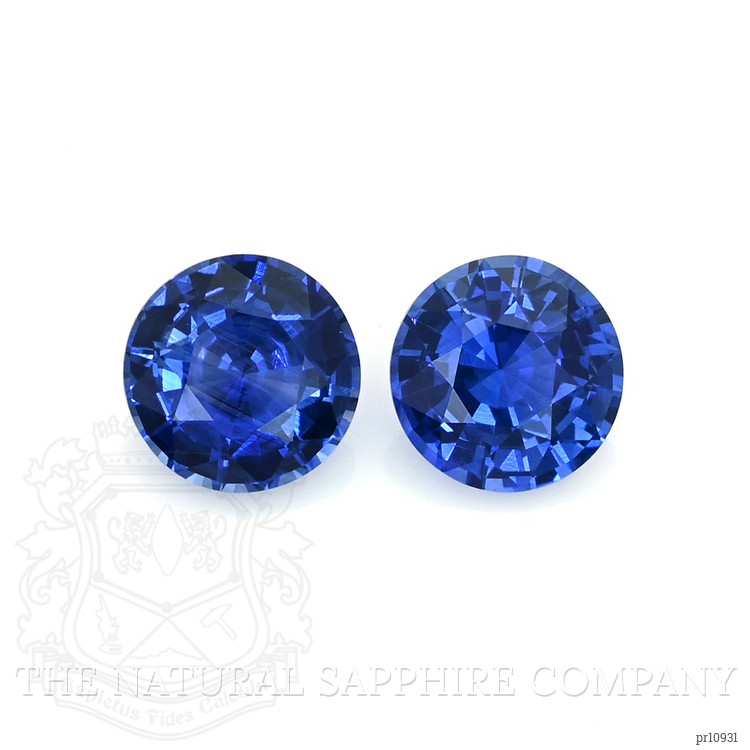 1.39 Ct.Tw. Blue Sapphire Pair from Ceylon (Sri Lanka)