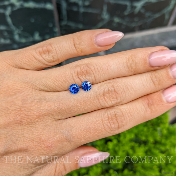 1.39 Ct.Tw. Blue Sapphire Pair from Ceylon (Sri Lanka)