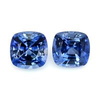 1.47&nbsp;Ct.Tw.Total Carat Weight Blue Sapphire Pair from Ceylon (Sri Lanka) Video