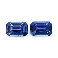 1.13&nbsp;Ct.Tw.Total Carat Weight Blue Sapphire Pair from Ceylon (Sri Lanka) Video