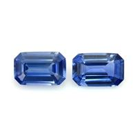 1.06&nbsp;Ct.Tw.Total Carat Weight Blue Sapphire Pair from Ceylon (Sri Lanka) Video