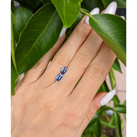 1.06&nbsp;Ct.Tw.Total Carat Weight Blue Sapphire Pair from Ceylon (Sri Lanka) Life Style