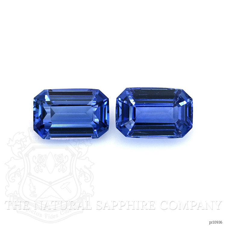 1.37 Ct.Tw. Blue Sapphire Pair from Ceylon (Sri Lanka)
