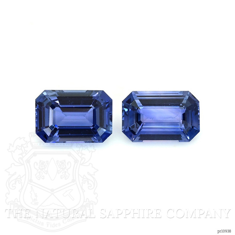 1.26 Ct.Tw. Blue Sapphire Pair from Ceylon (Sri Lanka)
