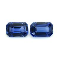 1.19&nbsp;Ct.Tw.Total Carat Weight Blue Sapphire Pair from Ceylon (Sri Lanka) Video