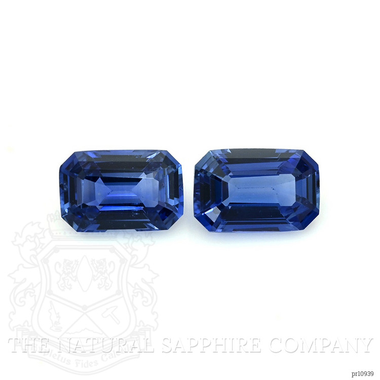 1.19 Ct.Tw. Blue Sapphire Pair from Ceylon (Sri Lanka)