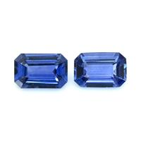 1.17&nbsp;Ct.Tw.Total Carat Weight Blue Sapphire Pair from Ceylon (Sri Lanka) Video