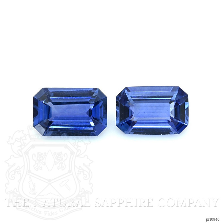1.17 Ct.Tw. Blue Sapphire Pair from Ceylon (Sri Lanka)