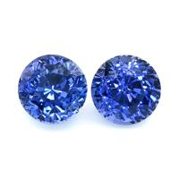 8.24&nbsp;Ct.Tw.Total Carat Weight Blue Sapphire Pair from Ceylon (Sri Lanka) Video