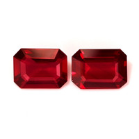 4.44 Ct.Tw.Total Carat Weight Ruby Pair from Mozambique Video