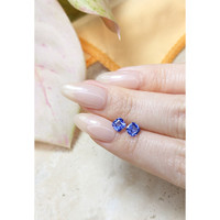 1.18 Ct.Tw.Total Carat Weight Tanzanite Pair from Tanzania Life Style