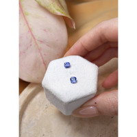1.18 Ct.Tw.Total Carat Weight Tanzanite Pair from Tanzania Life Style