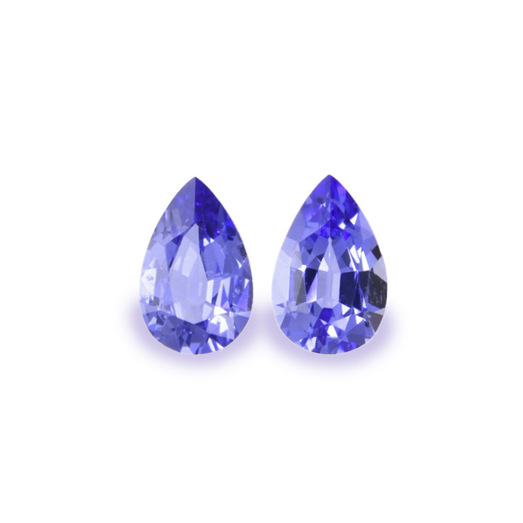 1.07 Ct.Tw. Tanzanite Pair from Tanzania