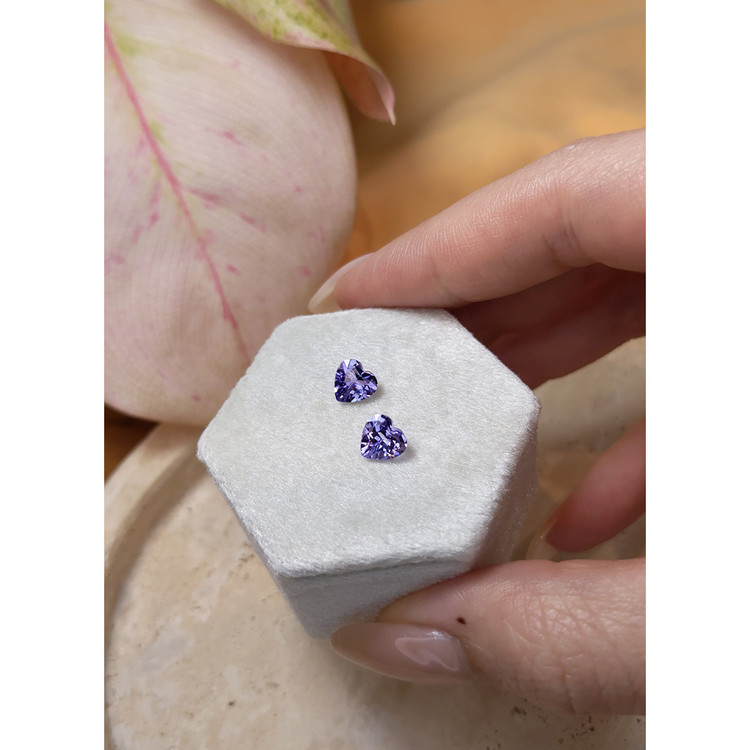1.93 Ct.Tw. Tanzanite Pair from Tanzania