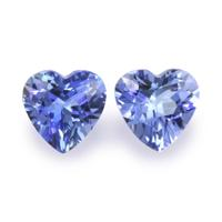 1.66 Ct.Tw.Total Carat Weight Tanzanite Pair from Tanzania Video