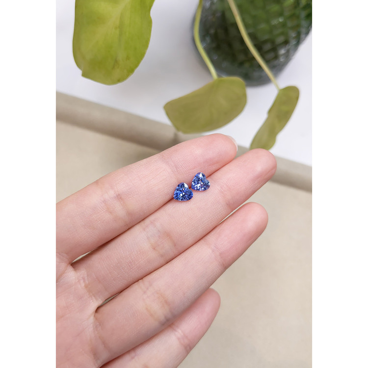 1.66 Ct.Tw. Tanzanite Pair from Tanzania