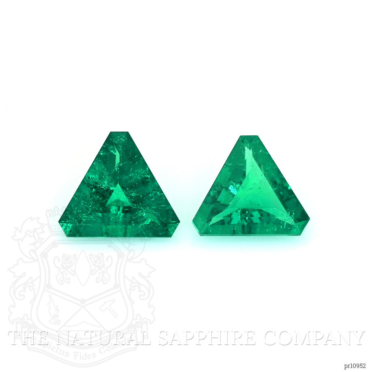 0.81 Ct.Tw. Emerald Pair from Colombia